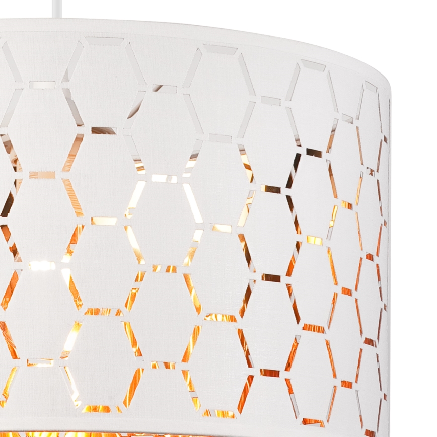 Pendelleuchte ULLE 1xE27/15W/230V, weiß