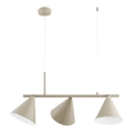 Pendelleuchte ZELTA mit Kabelaufhängung 3xE27/15W/230V, beige