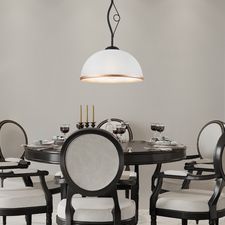 Pendelleuchter RETRO 1xE27/60W/230V schwarz