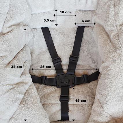 PETITE&MARS - SET Kinderfußsack 3in1 JIBOT + Handwärmer für den Kinderwagen JASIE schwarz