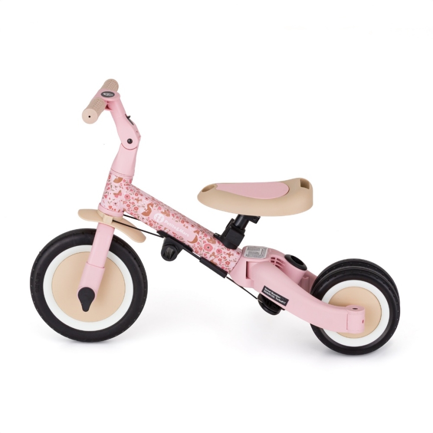 PETITE&MARS - 5-in-1 Kinder-Dreirad TURBO LIMITED Rosy Wilderness