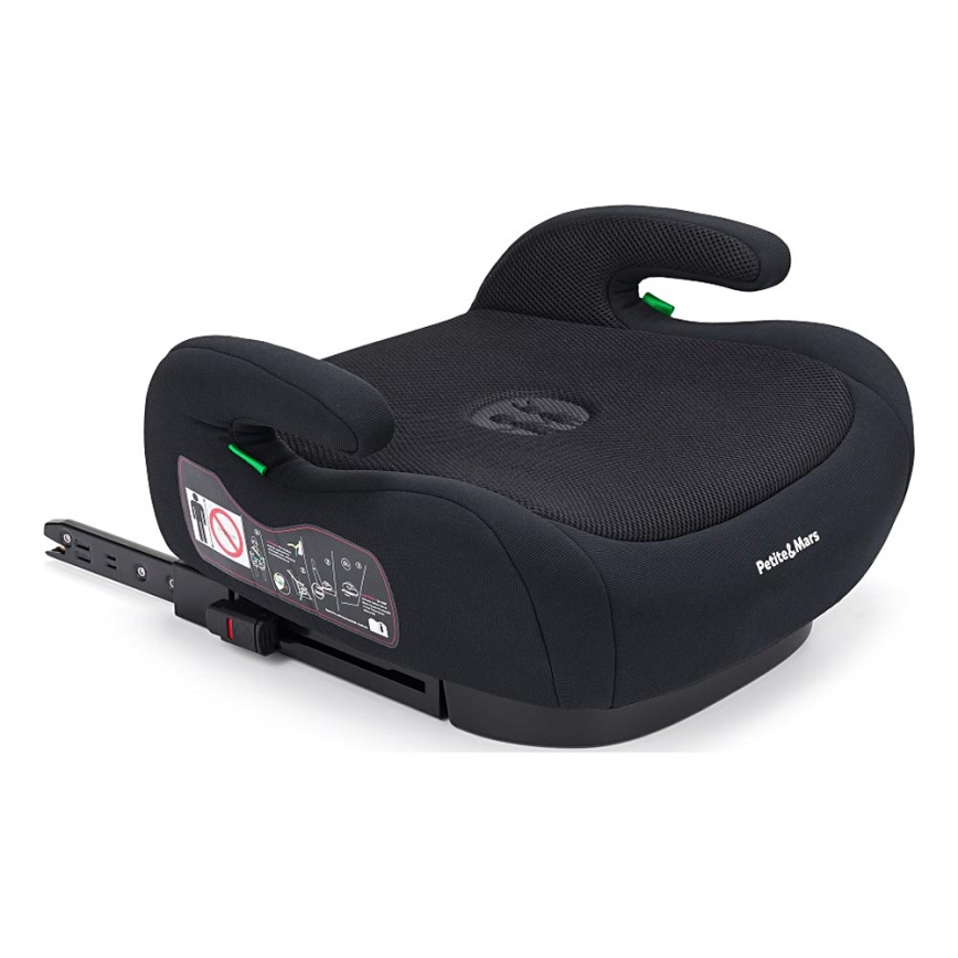 PETITE&MARS - Auto-Sitzerhöhung OPTIMUS PRO i-Größe 125-150 cm (22-36 kg) schwarz