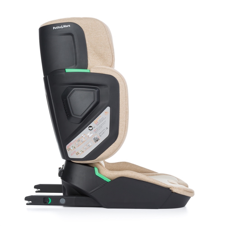PETITE&MARS - Autositz FLEX PRO i-Größe 100-150 cm (15-36 kg) beige