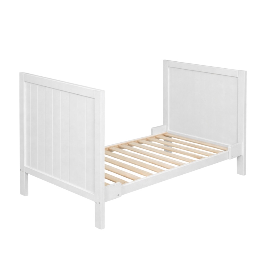 PETITE&MARS - Babybett 3-in-1 MILA 120x60 cm weiß/Buche