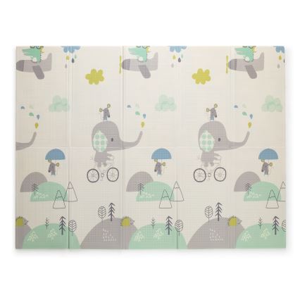 PETITE&MARS – Faltbare Spielmatte CAMPY ELEPHANT&CITY