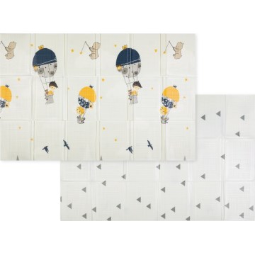 PETITE&MARS - Faltbare Spielmatte CAMPY Mountains&Triangles