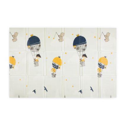 PETITE&MARS - Faltbare Spielmatte CAMPY Mountains&Triangles