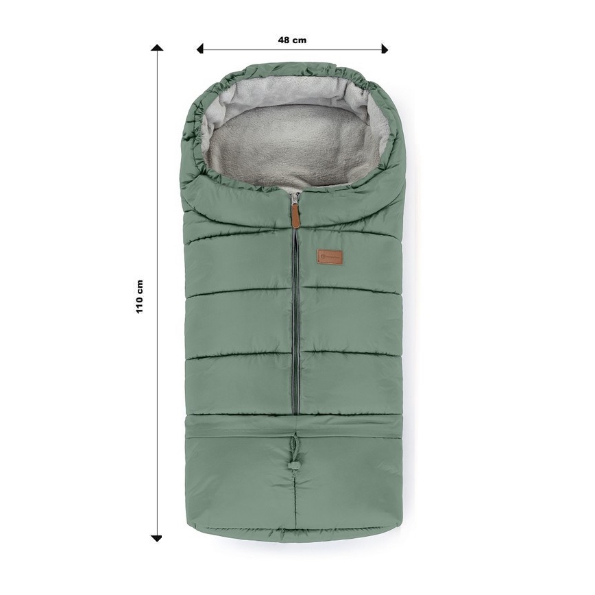 PETITE&MARS - Fußsack für Babys 3in1 JIBOT grün