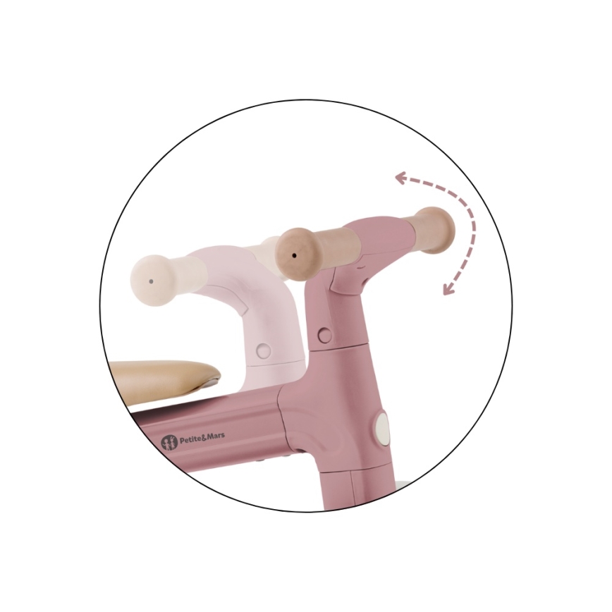 PETITE&MARS - Kinder-Dreirad 3-in-1 BINGO Dusty Rose