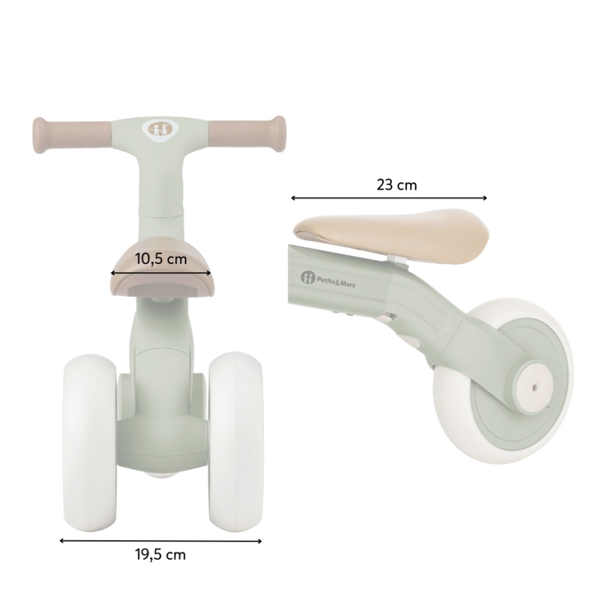 PETITE&MARS - Kinder-Dreirad 3-in-1 BINGO Dusty Rose