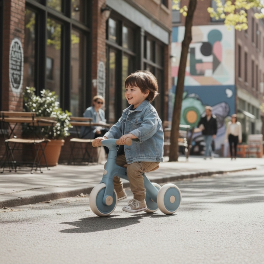 PETITE&MARS - Kinder-Dreirad 3-in-1 BINGO Stering Blue