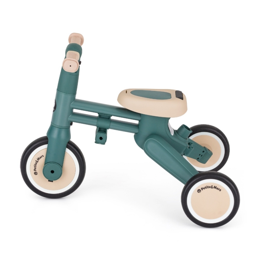 PETITE&MARS - Kinder-Dreirad 4-in-1 DRIFT Misty Green