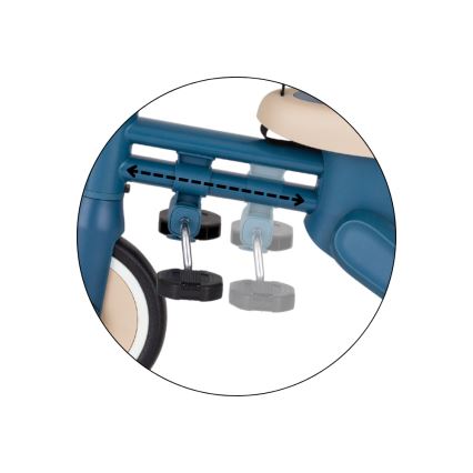 PETITE&MARS - Kinder-Dreirad 4-in-1 DRIFT Ozeanblau