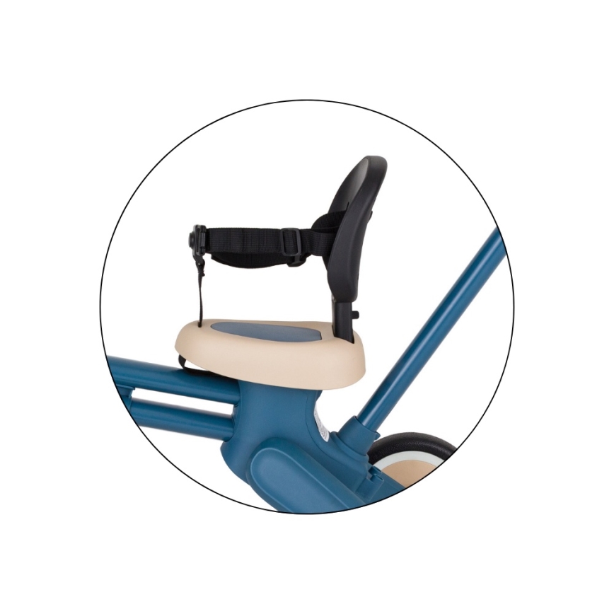 PETITE&MARS - Kinder-Dreirad 4-in-1 DRIFT Ozeanblau