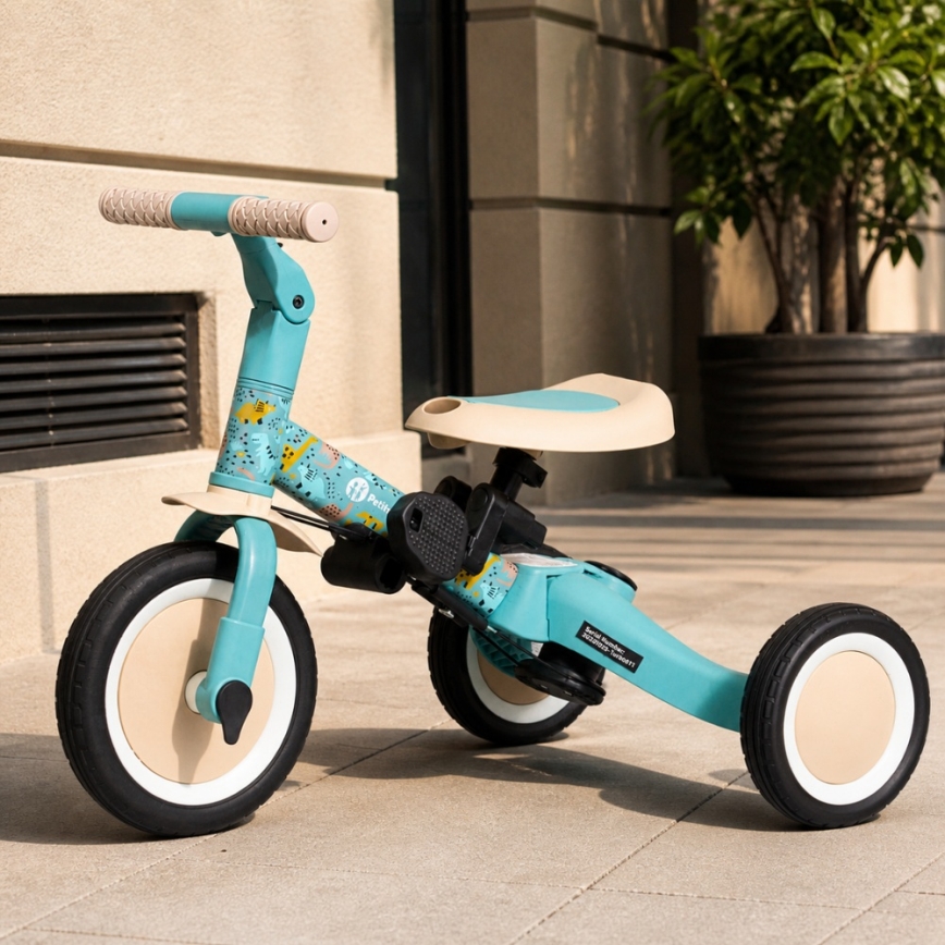 PETITE&MARS - Kinder-Dreirad 5-in-1 TURBO LIMITED Dino Park