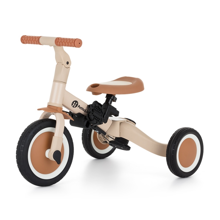 PETITE&MARS - Kinder-Dreirad 5-in-1 TURBO PLUS Desert Sand