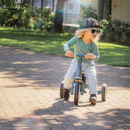 PETITE&MARS - Kinder-Dreirad 5-in-1 TURBO PLUS Misty Green