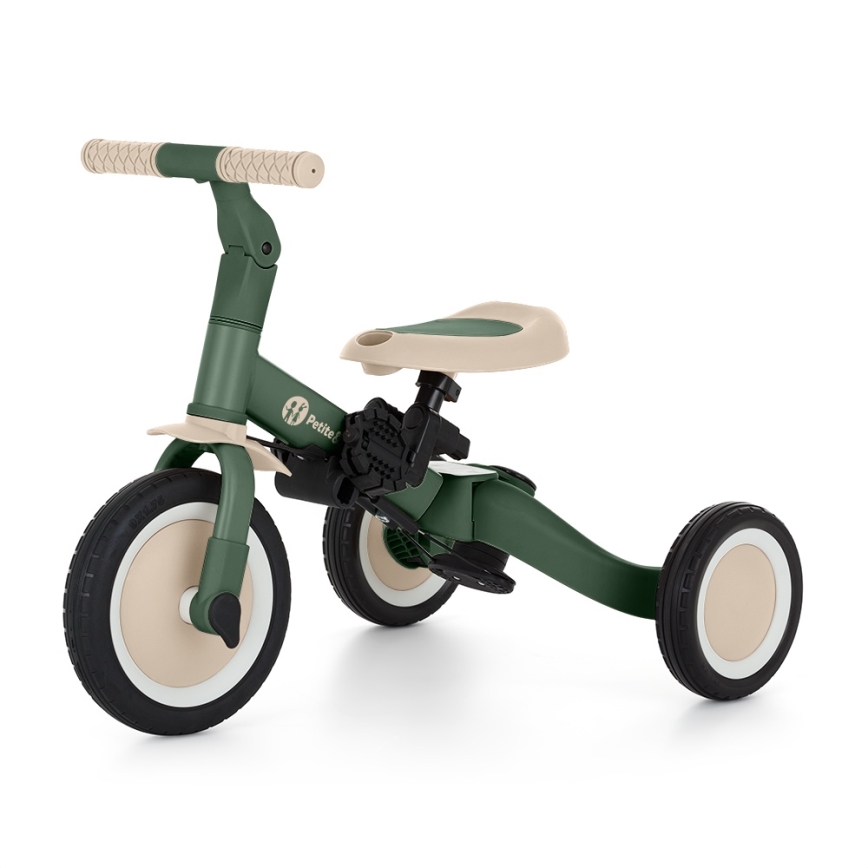 PETITE&MARS - Kinder-Dreirad 5-in-1 TURBO PLUS Misty Green