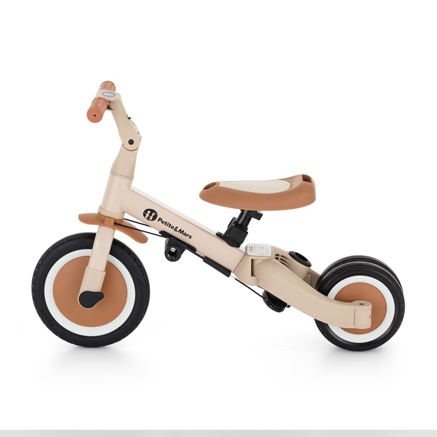 PETITE&MARS - Kinder-Dreirad 5in1 TURBO Desert Sand