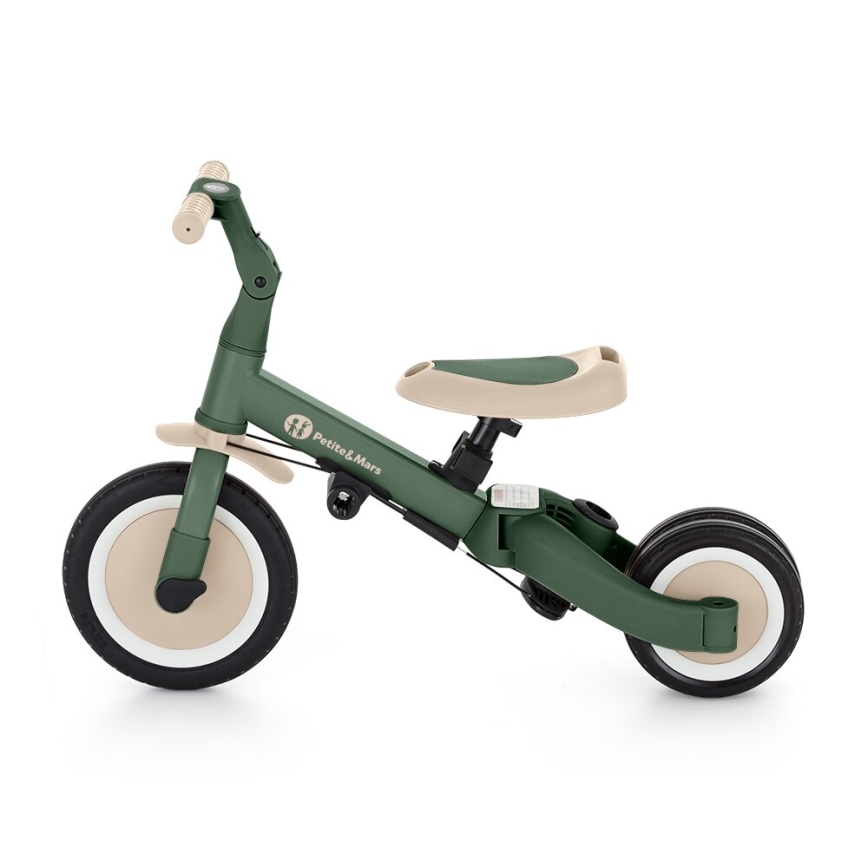 PETITE&MARS - Kinder-Dreirad 5in1 TURBO Misty Green