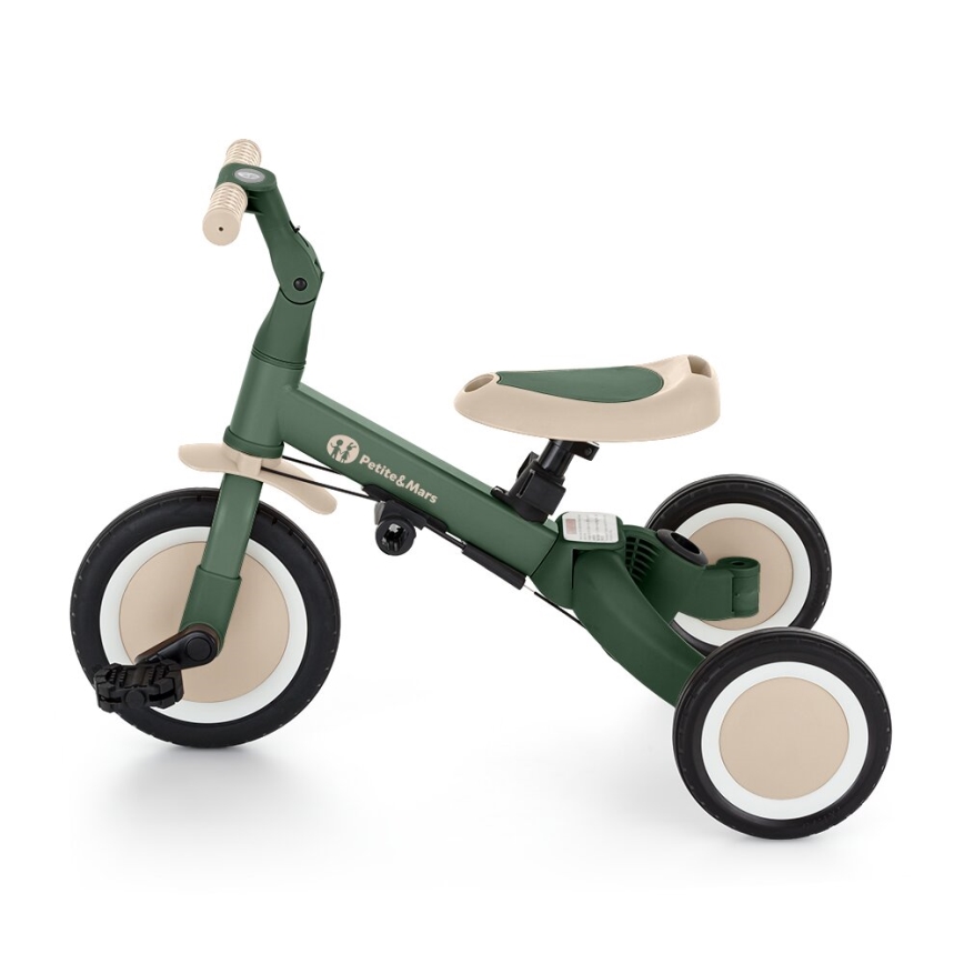 PETITE&MARS - Kinder-Dreirad 5in1 TURBO Misty Green