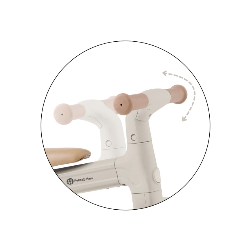 PETITE&MARS - Kinderdreirad 3-in-1 BINGO Elfenbeinweiß