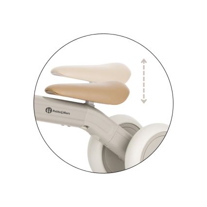 PETITE&MARS - Kinderdreirad 3-in-1 BINGO Elfenbeinweiß