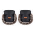 PETITE&MARS - Kinderwagen-Handschuhe FURRY Forever Black