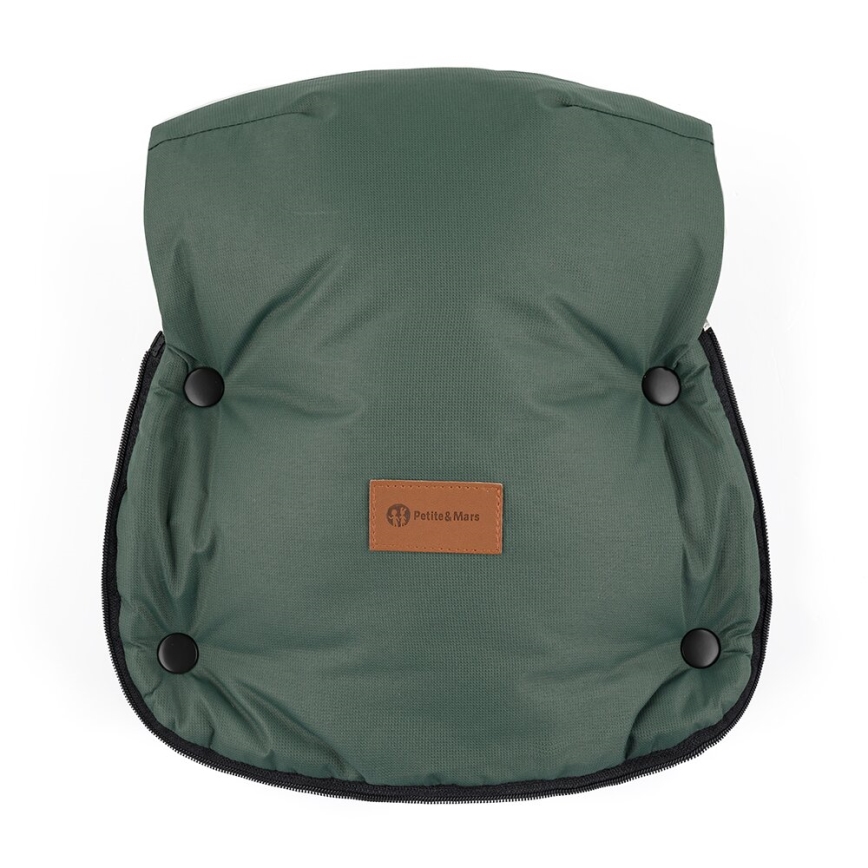 PETITE&MARS - Kinderwagen-Handschuhe FURRY Veritable Khaki