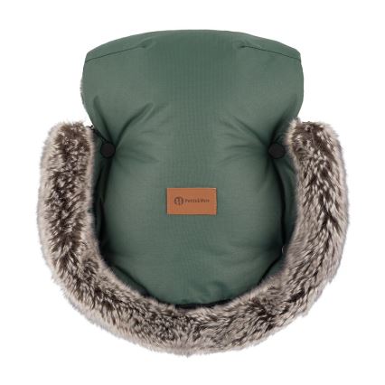 PETITE&MARS - Kinderwagen-Handschuhe FURRY Veritable Khaki