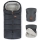 PETITE&MARS - SET Baby-Fußsack 3in1 JIBOT + Handmuffs für Kinderwagen JASIE grau