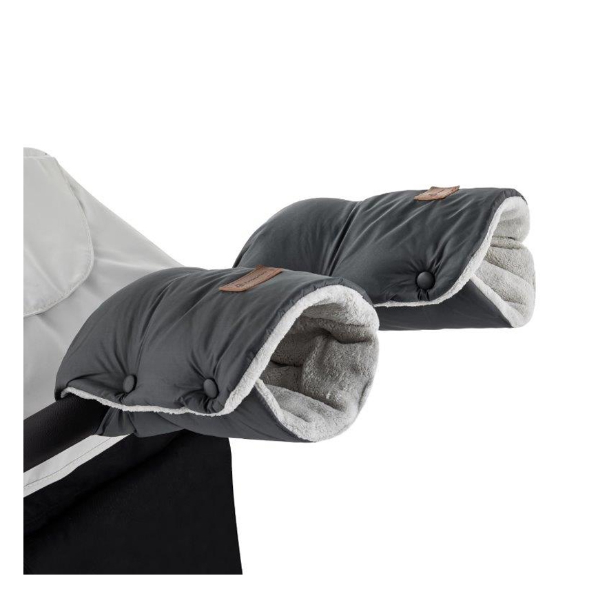 PETITE&MARS - SET Baby-Fußsack 3in1 JIBOT + Handmuffs für Kinderwagen JASIE grau