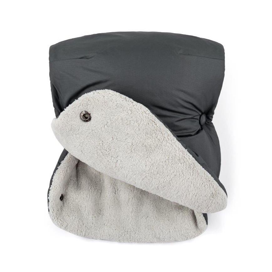 PETITE&MARS - SET Baby-Fußsack 3in1 JIBOT + Handmuffs für Kinderwagen JASIE grau
