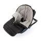 PETITE&MARS - SET Baby-Fußsack 3in1 JIBOT + Handmuffs für Kinderwagen JASIE schwarz
