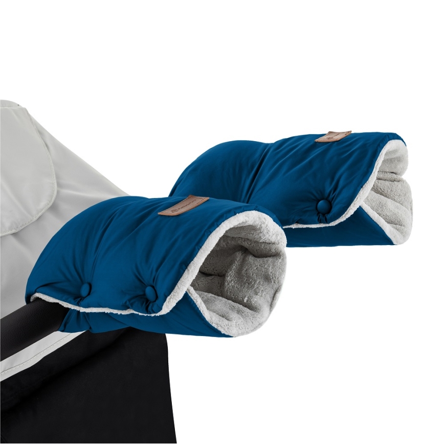 PETITE&MARS - SET Baby-Fußsack 3in1 JIBOT + Kinderwagen-Handschuh blau