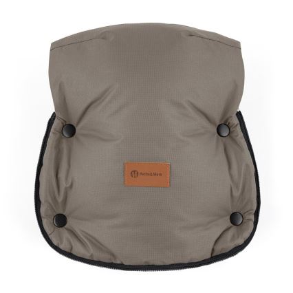 PETITE&MARS - SET Baby-Fußsack 4in1 ARCTIC + Kinderwagen-Handschuhe FURRY Mocha Mousse