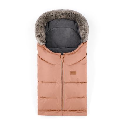 PETITE&MARS - SET Baby-Fußsack 4in1 ARCTIC + Kinderwagen-Handschuhe FURRY Pastel Peach