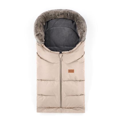 PETITE&MARS - SET Baby-Fußsack 4in1 ARCTIC + Kinderwagen-Handschuhe FURRY Rosa Petal