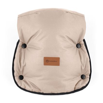 PETITE&MARS - SET Baby-Fußsack 4in1 ARCTIC + Kinderwagen-Handschuhe FURRY Rosa Petal
