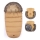 PETITE&MARS - SET Baby-Fußsack 4in1 COMFY + Kinderwagen-Handschuhe FURRY Elegant Caramel