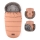 PETITE&MARS - SET Baby-Fußsack 4in1 COMFY + Kinderwagen-Handschuhe FURRY Pastel Peach