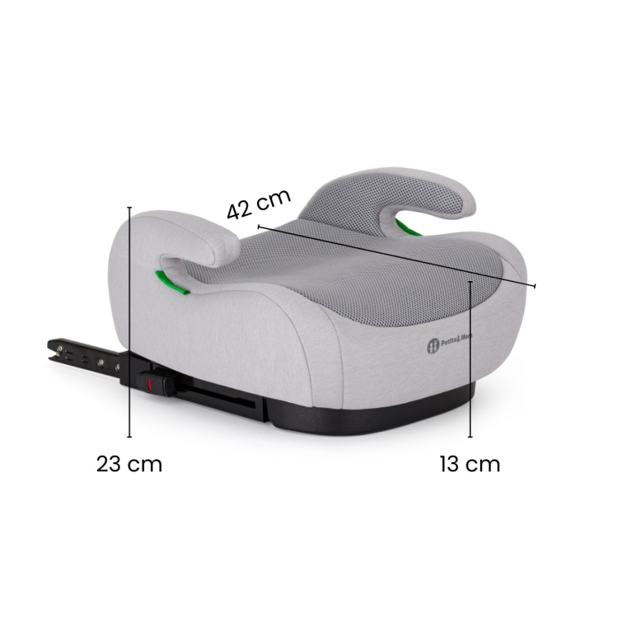 PETITE&MARS - Sitzerhöhung fürs Auto OPTIMUS PRO i-Size Air 125-150 cm (22-36 kg) schwarz