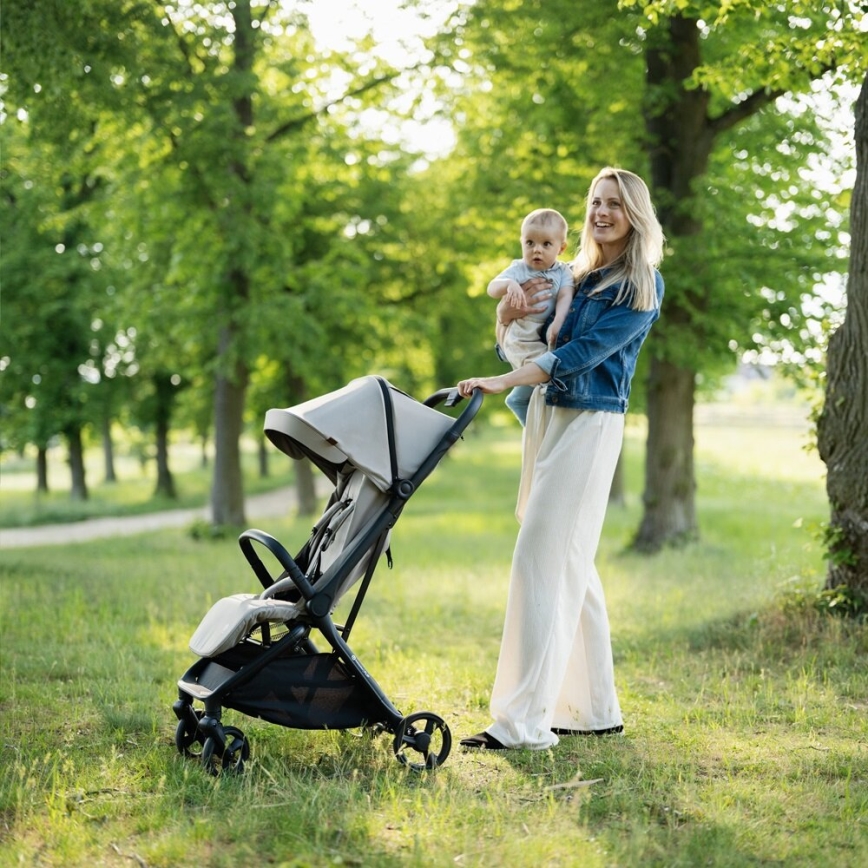 PETITE&MARS - Sport-Kinderwagen FLIP Platin-Grau