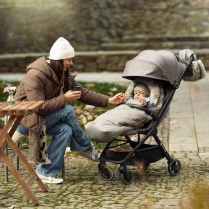 PETITE&MARS - Sport-Kinderwagen ZIP Velvet Grey