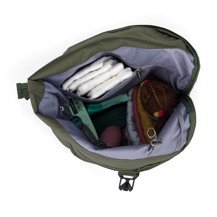 PETITE&MARS - Wickelrucksack für Kinderwagen JACKOB grau