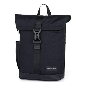 PETITE&MARS - Wickelrucksack für Kinderwagen JACKOB schwarz