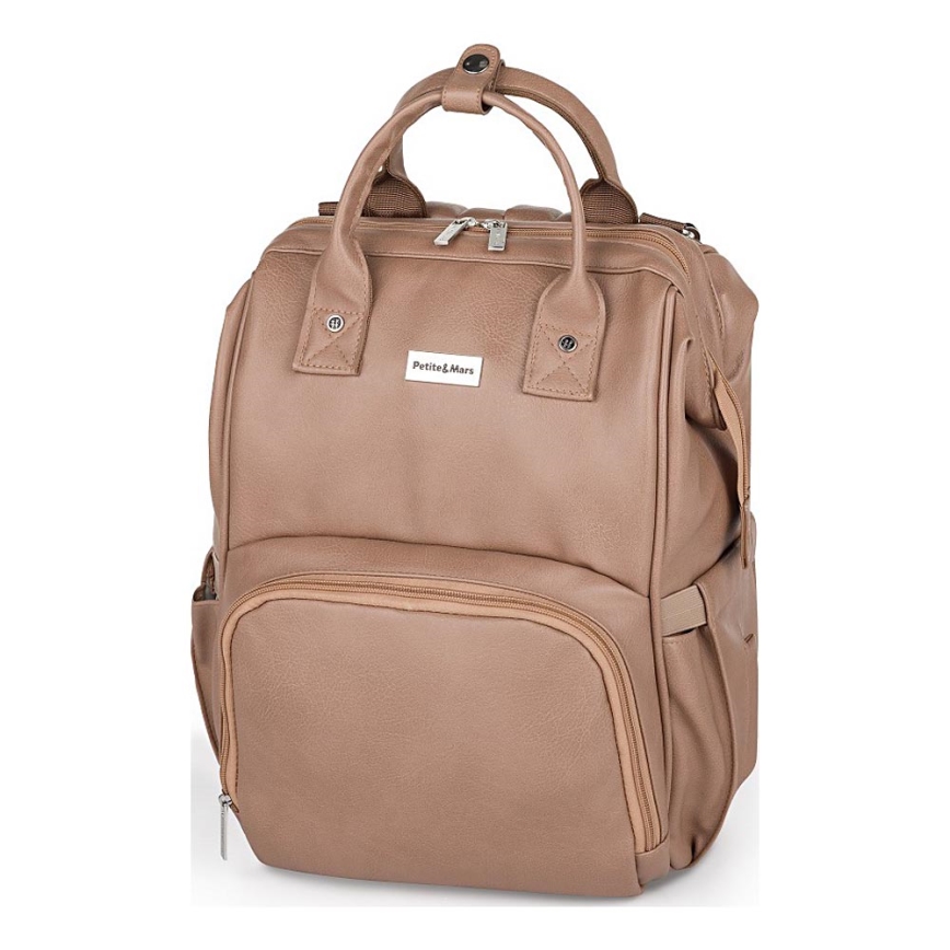 PETITE&MARS - Wickelrucksack für Kinderwagen JASPER braun