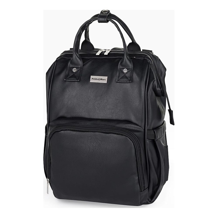 PETITE&MARS - Wickelrucksack für Kinderwagen JASPER schwarz