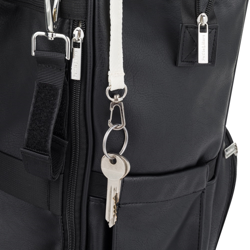 PETITE&MARS - Wickelrucksack für Kinderwagen JASPER schwarz
