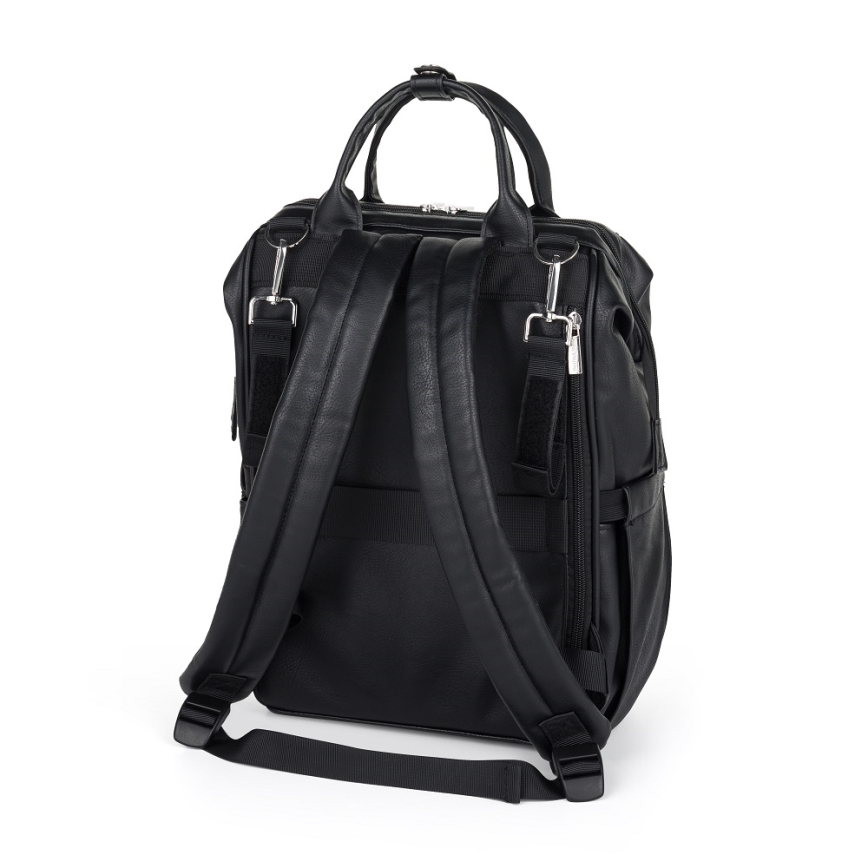 PETITE&MARS - Wickelrucksack für Kinderwagen JASPER schwarz